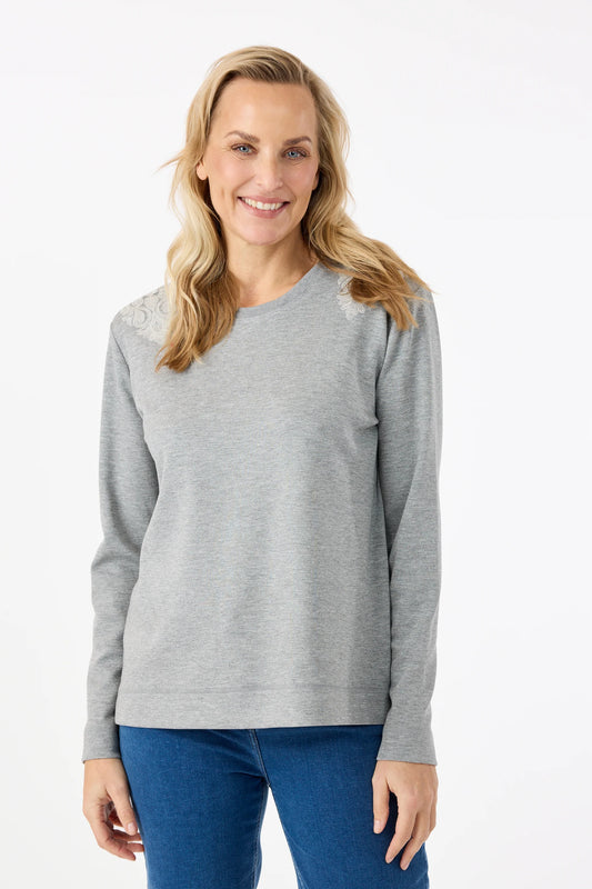 Brandtex Sweatshirt with Embroidery