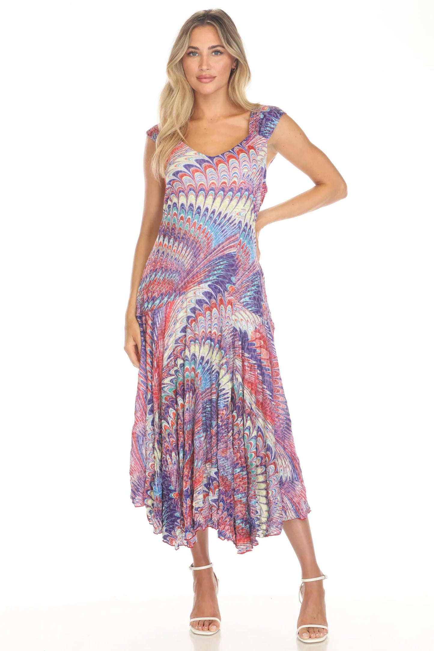 Carine Violet Burst Priscilla Dress