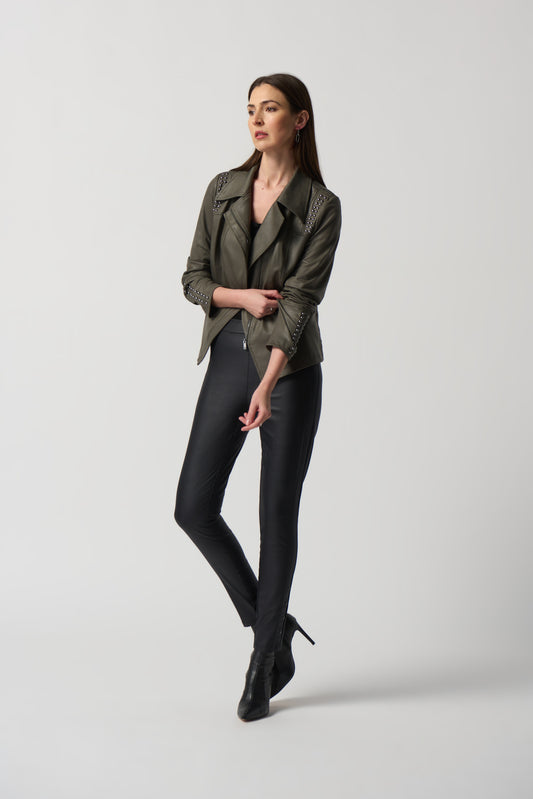 JOSEPH RIBKOFF NOTCHED COLLAR JACKET