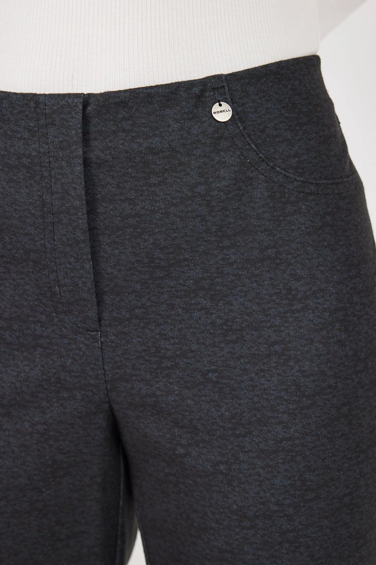 Robell Bella Flannel Trouser - 30" Inseam