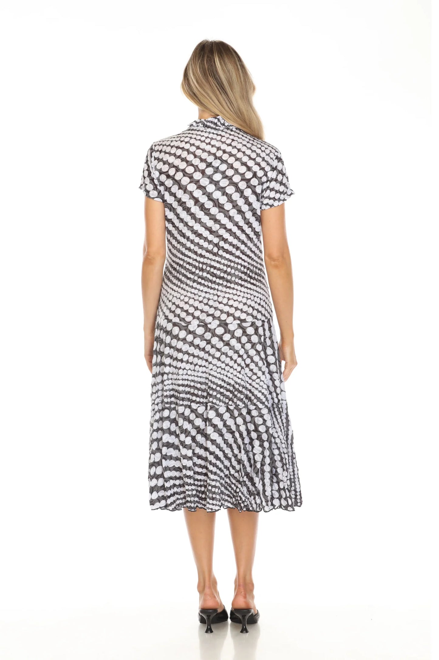 Carine Dot Swirl Harper Dress