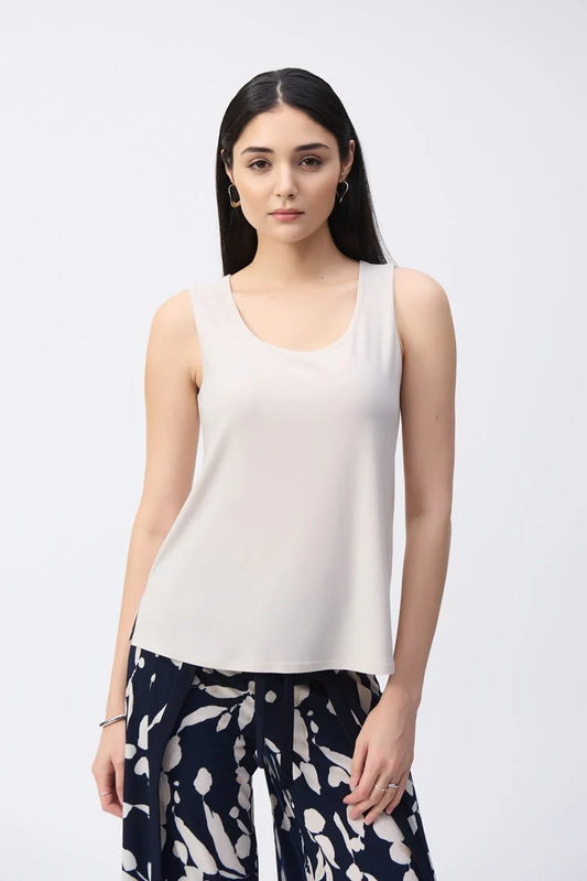 JOSEPH RIBKOFF SILKY KNIT SCOOP NECK CAMISOLE