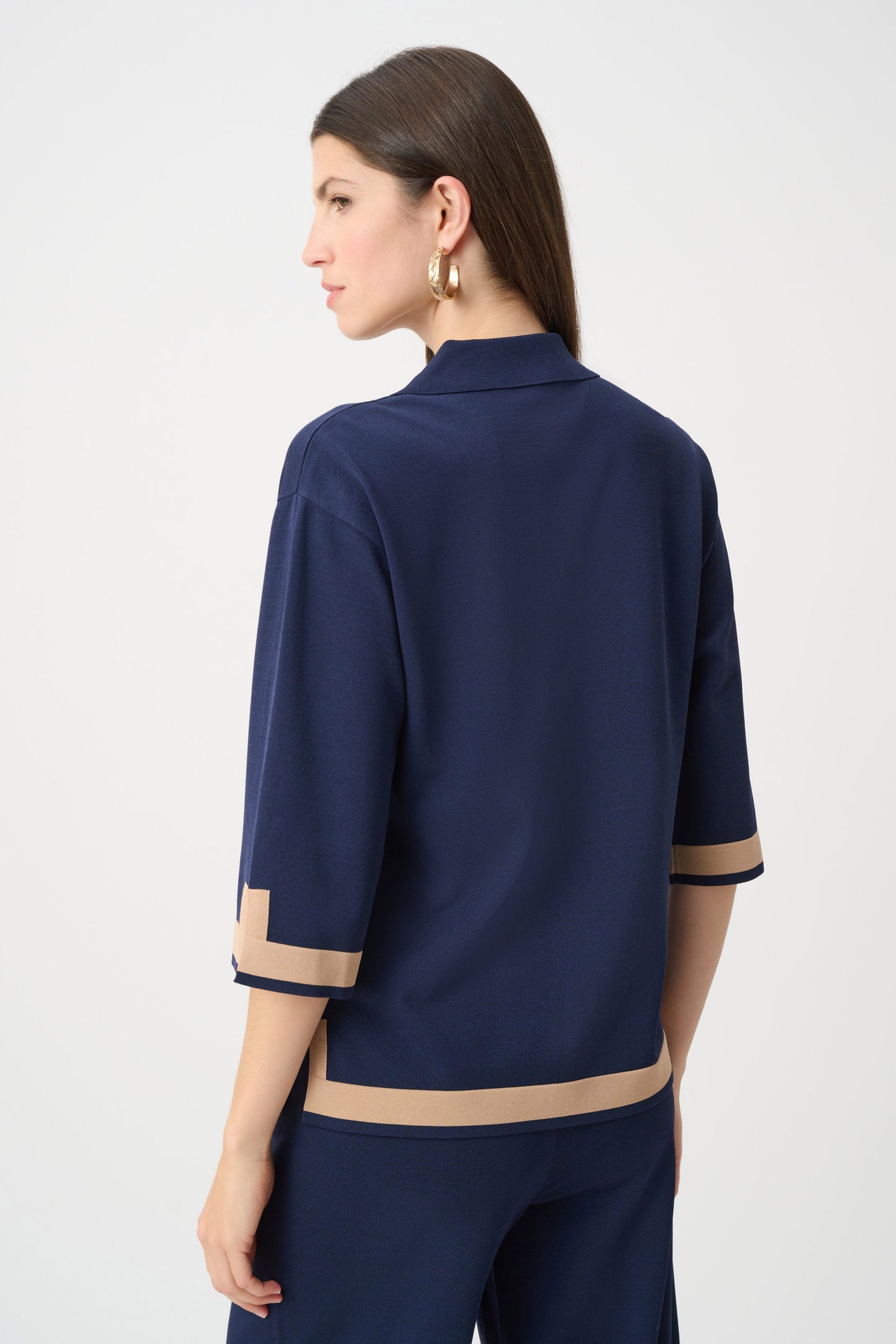 Joseph Ribkoff Sweater Knit Colour Block Top