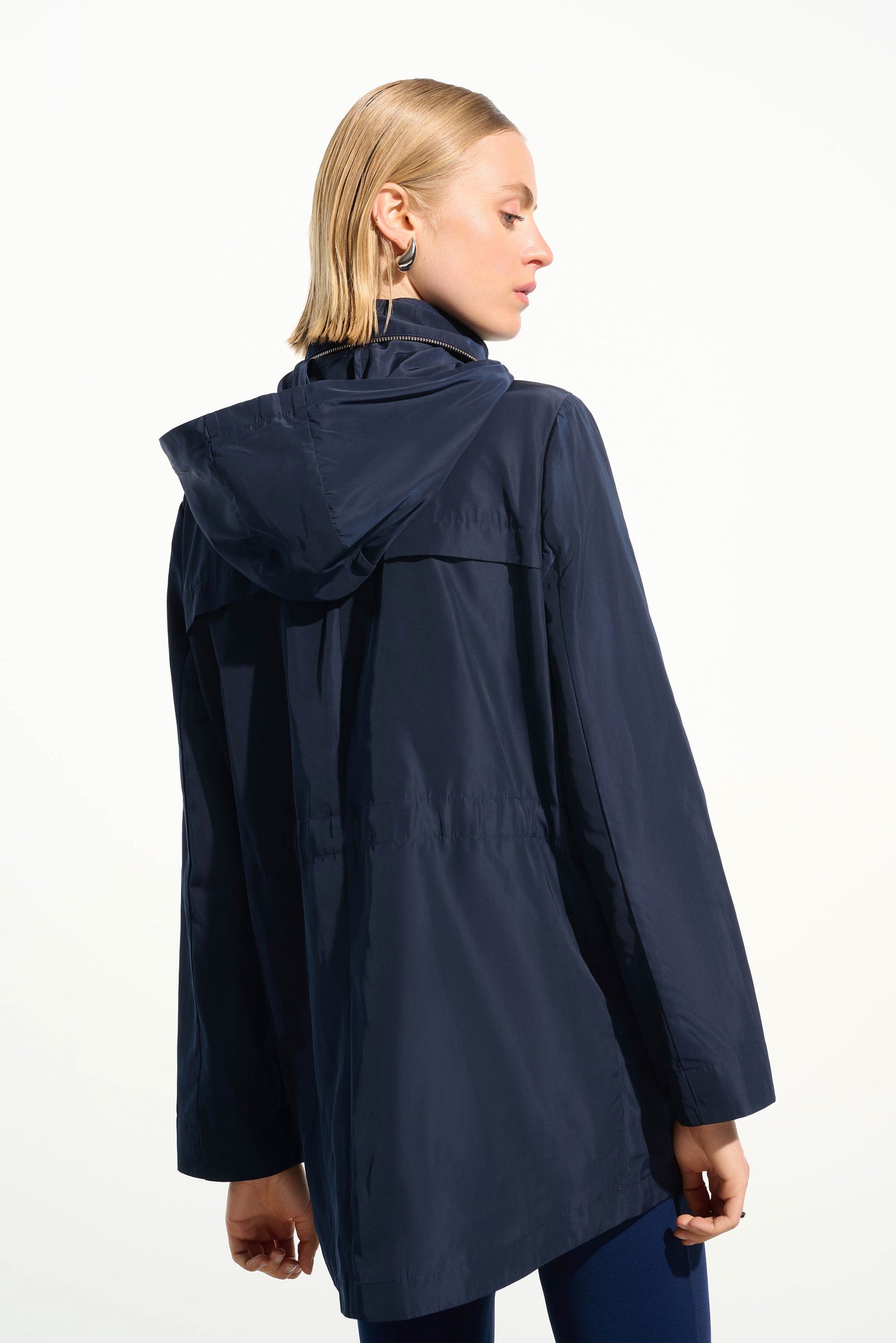 JOSEPH RIBKOFF IMMITATION MEMORY ANORAK WITH HIDDEN HOOD