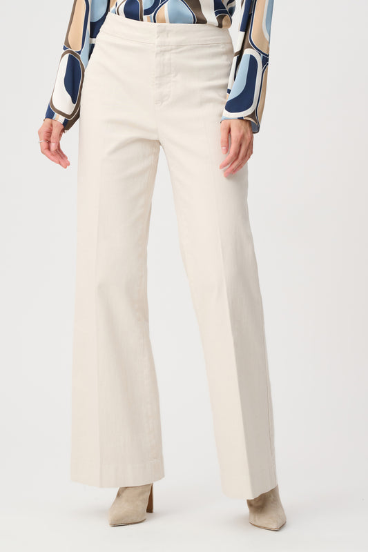 Joseph Rikoff Chloe Stretch Denim High-Rise Wide Leg Jeans