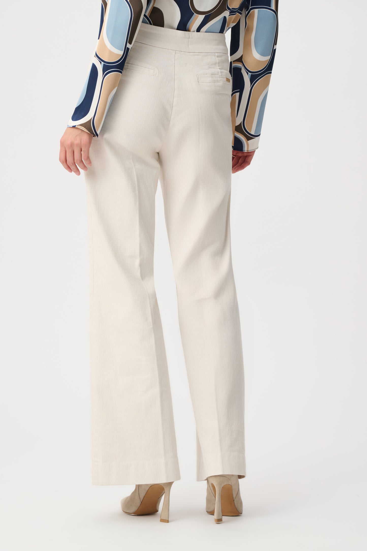 Joseph Rikoff Chloe Stretch Denim High-Rise Wide Leg Jeans