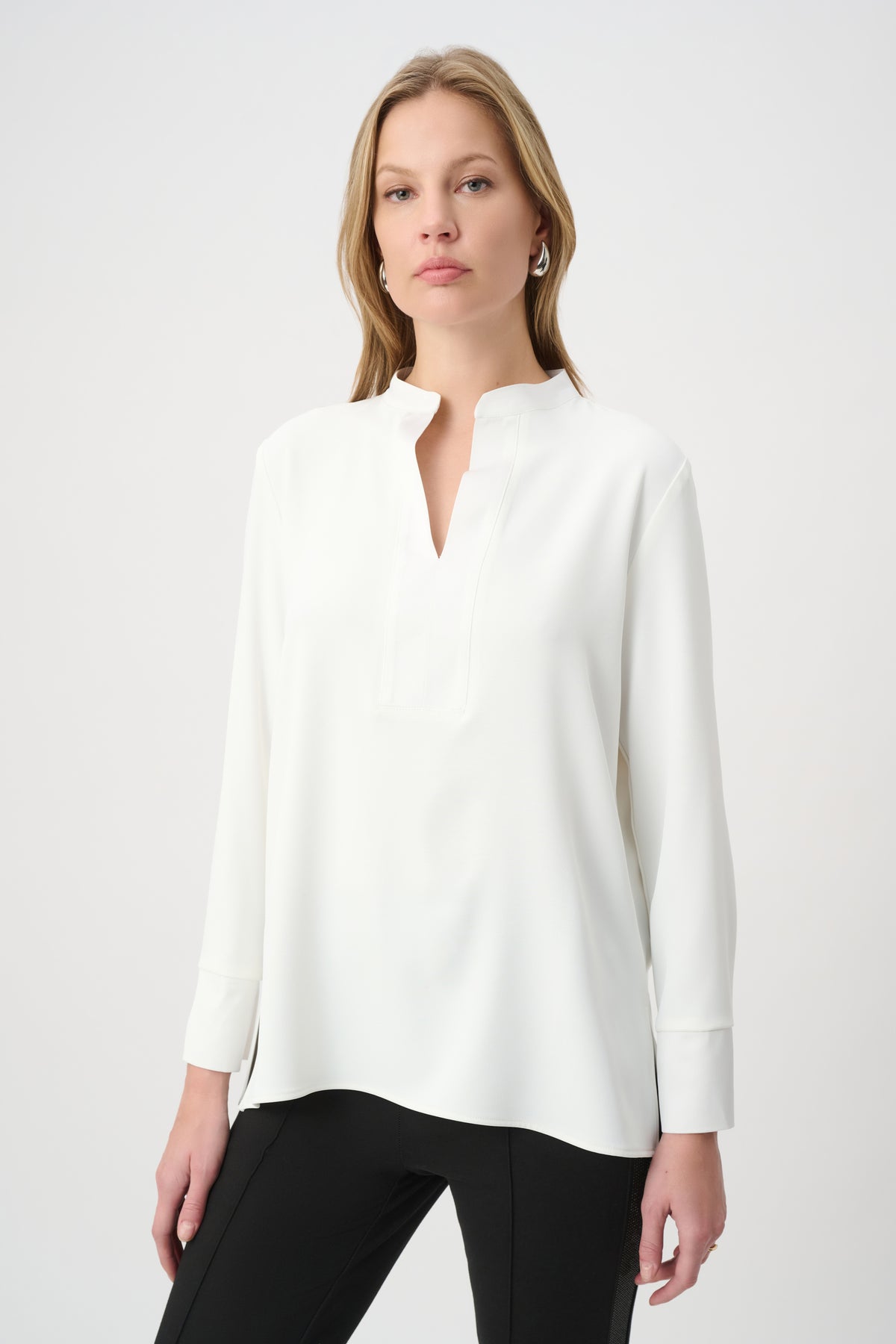 Joseph Ribkoff Long Sleeve Stand Collar Tunic