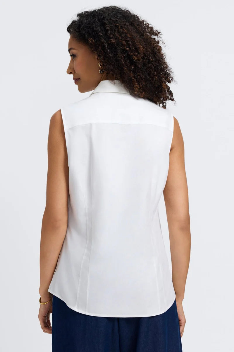 FOXCROFT TAYLOR NO IRON SLEEVELESS