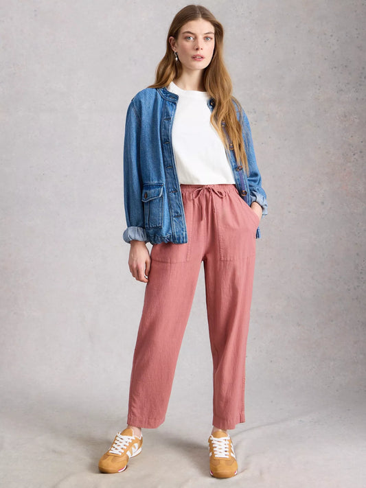 White Stuff Elle Linen Blend Trouser
