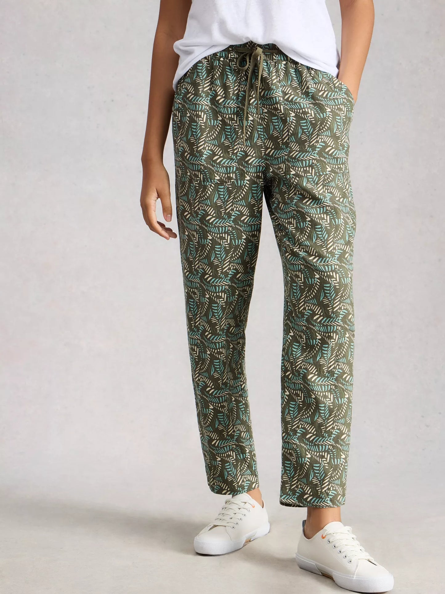 White Stuff Elle Linen Blend Trouser