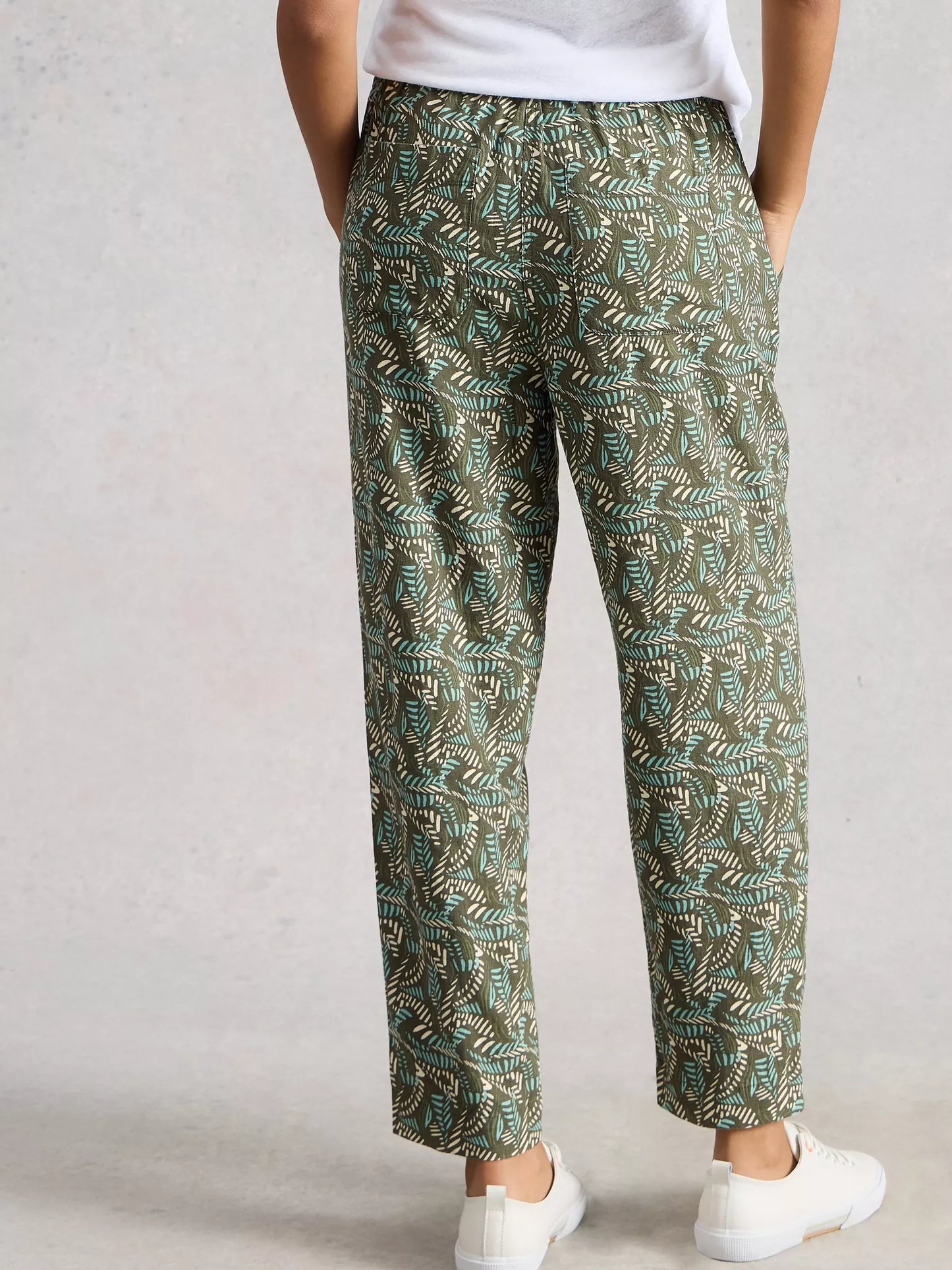 White Stuff Elle Linen Blend Trouser