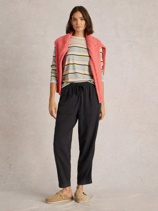White Stuff Elle Linen Blend Trouser