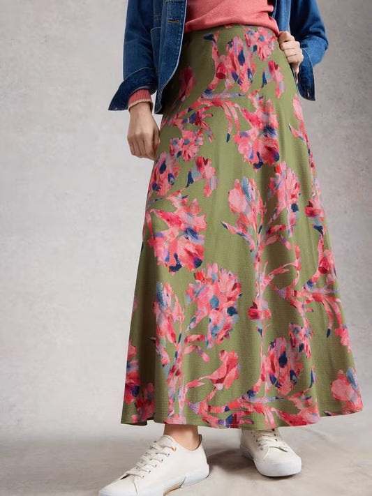 White Stuff Hope Bias Maxi Cut Skirt