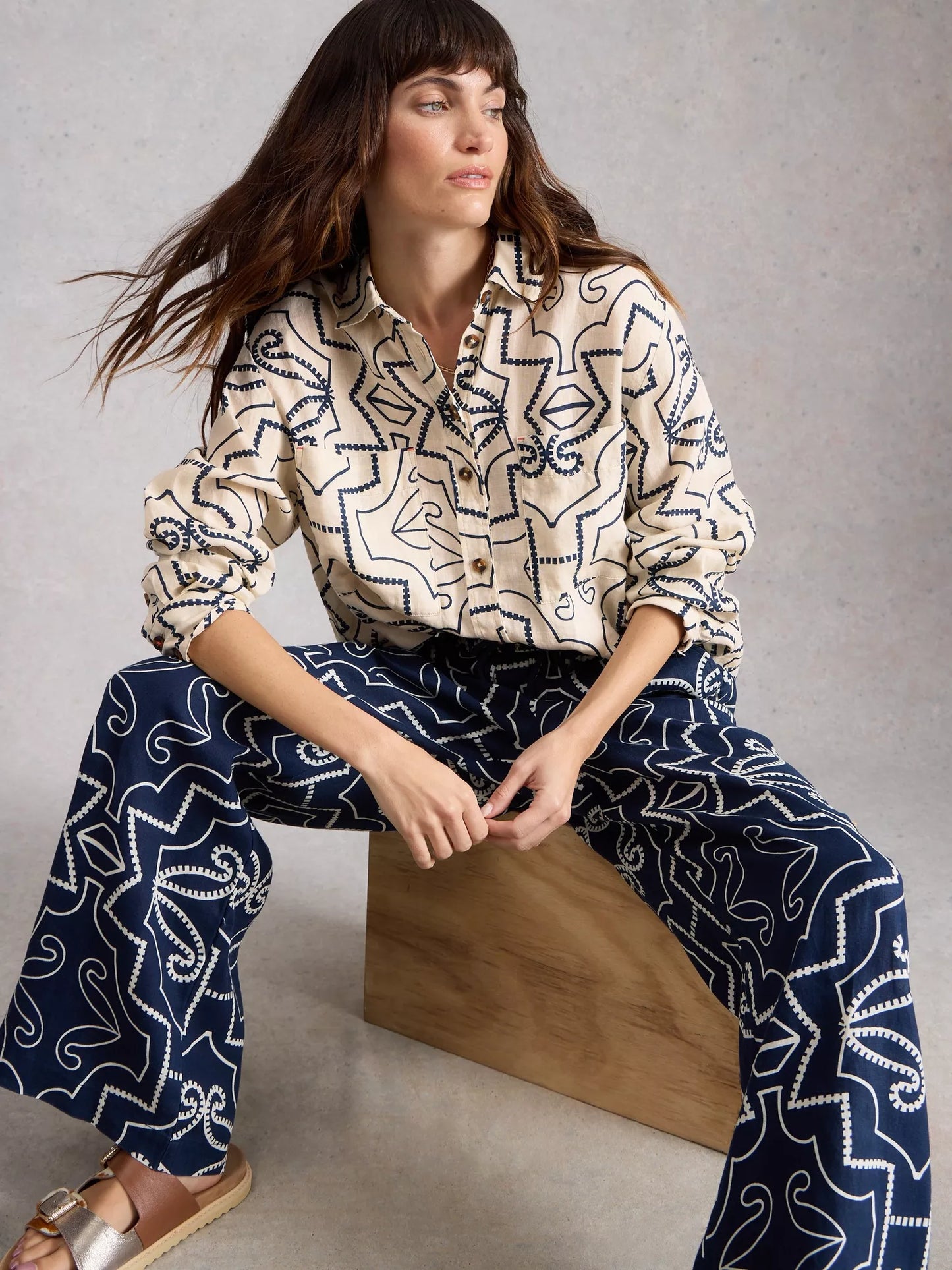 White Stuff Lydia Linen Shirt