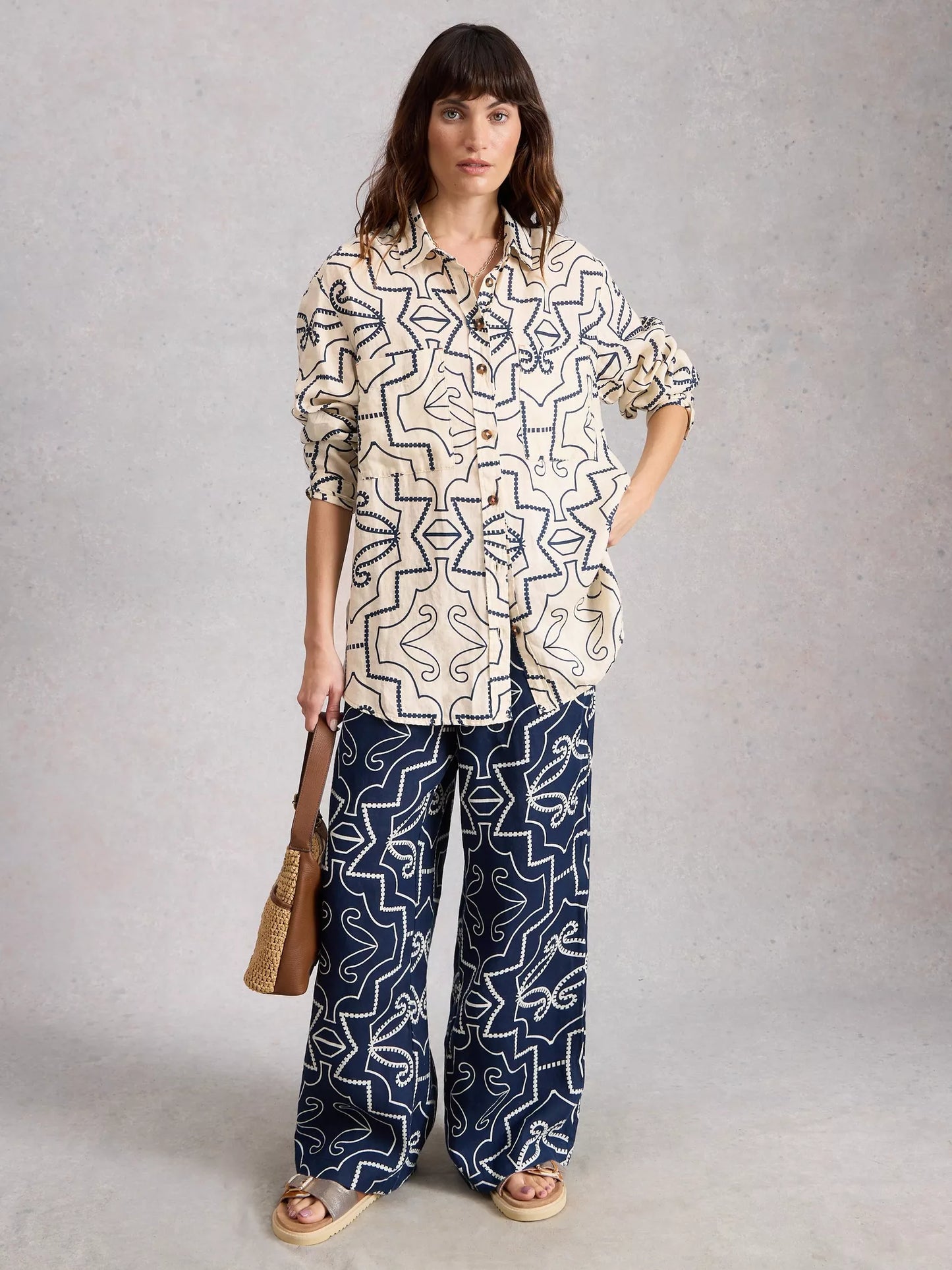 White Stuff Lydia Linen Shirt