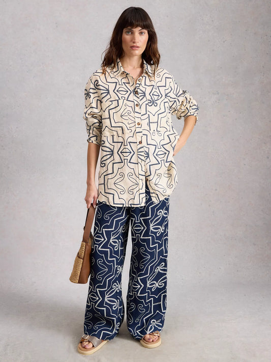 White Stuff Lydia Linen Shirt