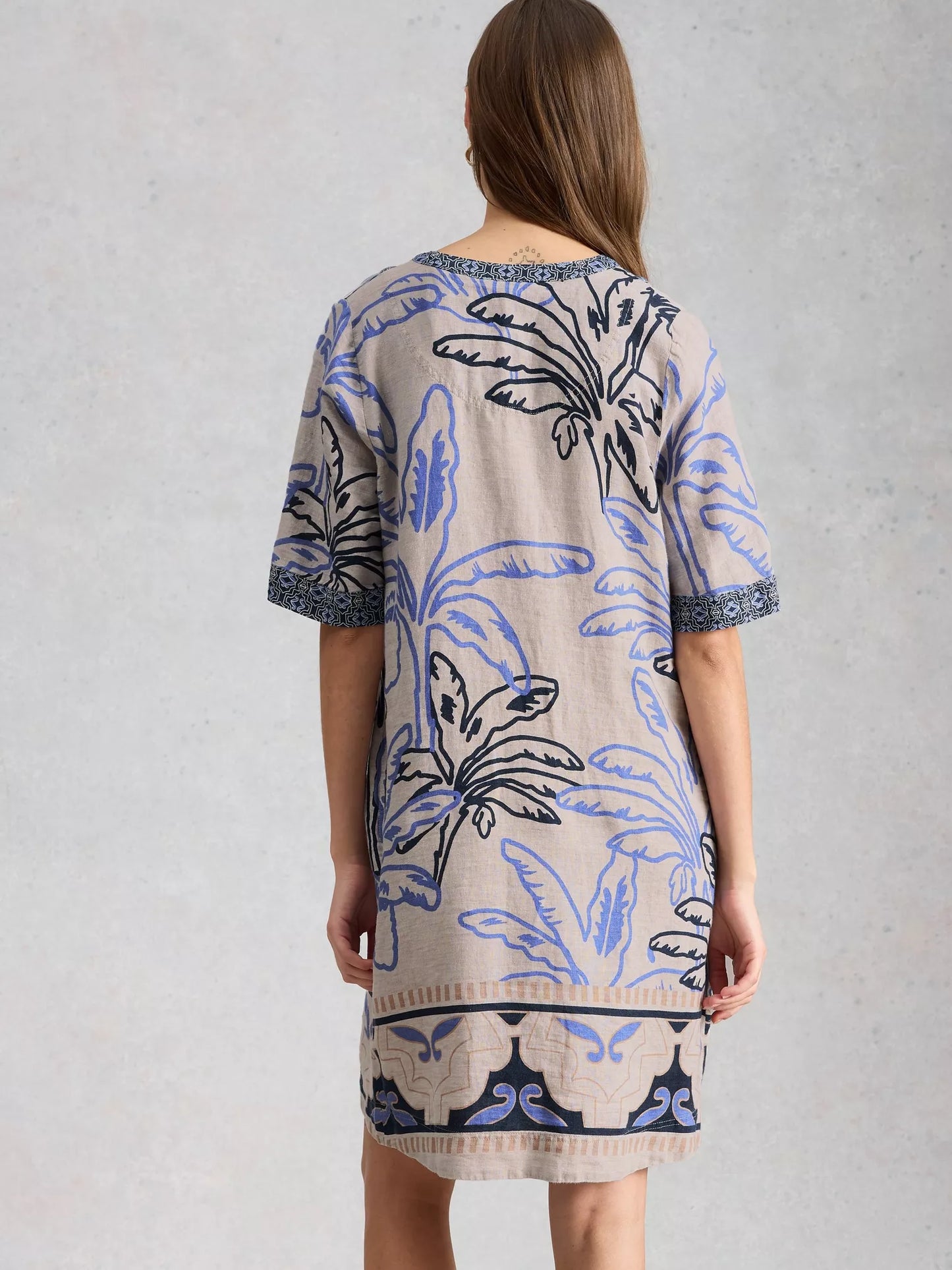 White Stuff Ash Linen Dress