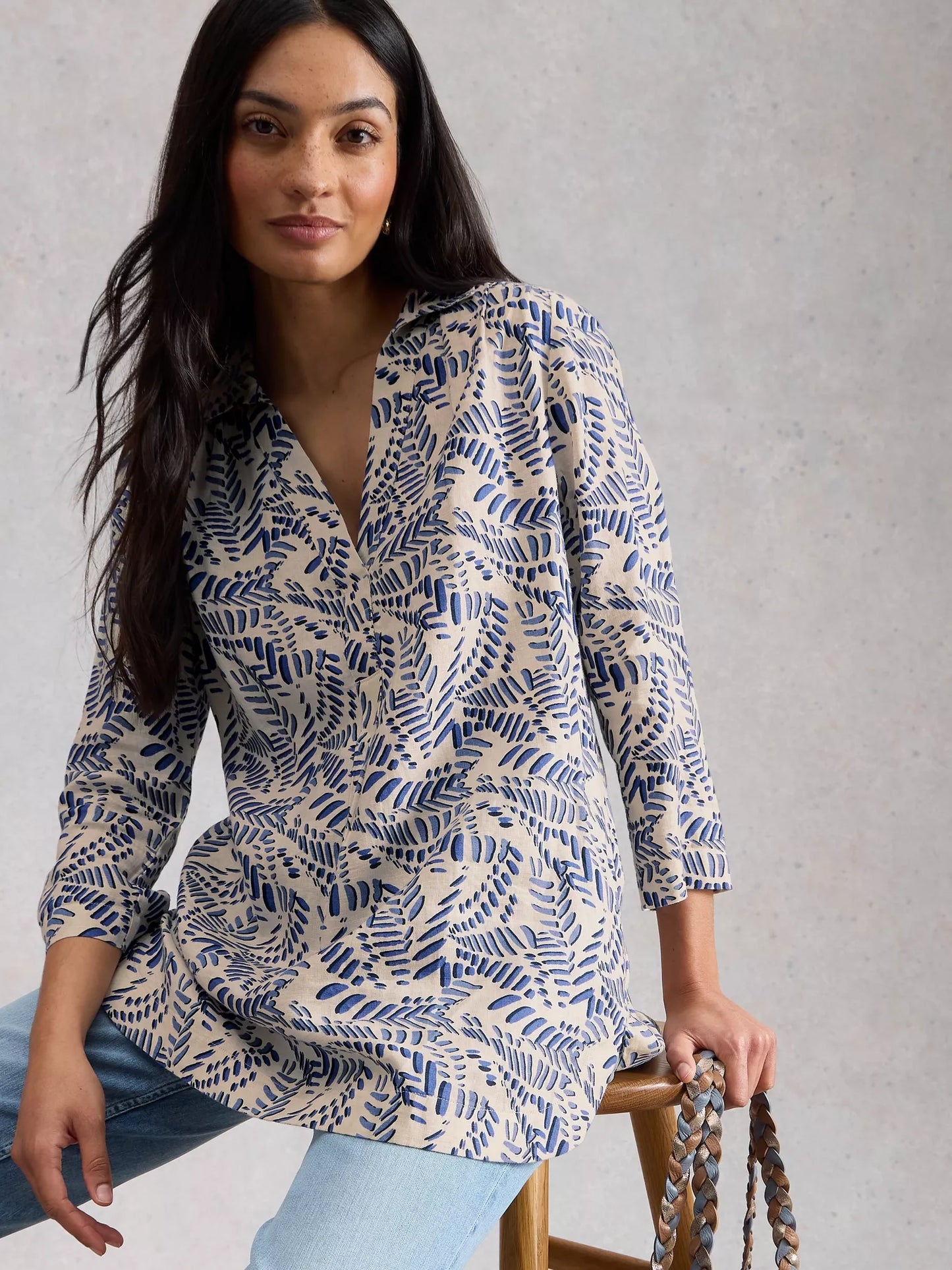 White Stuff Bianca Linen Tunic
