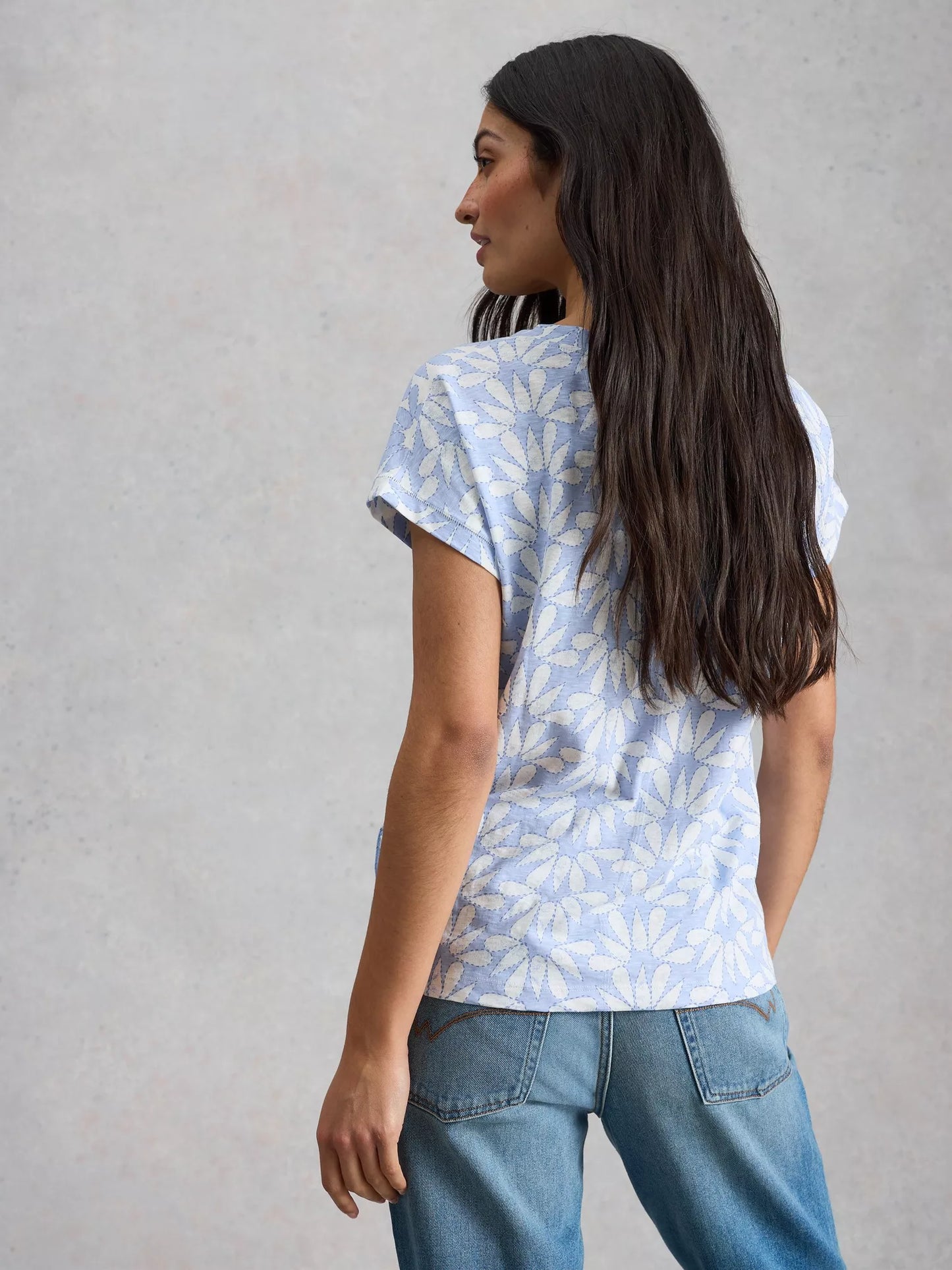 White Stuff Nelly Notch Neck Tee