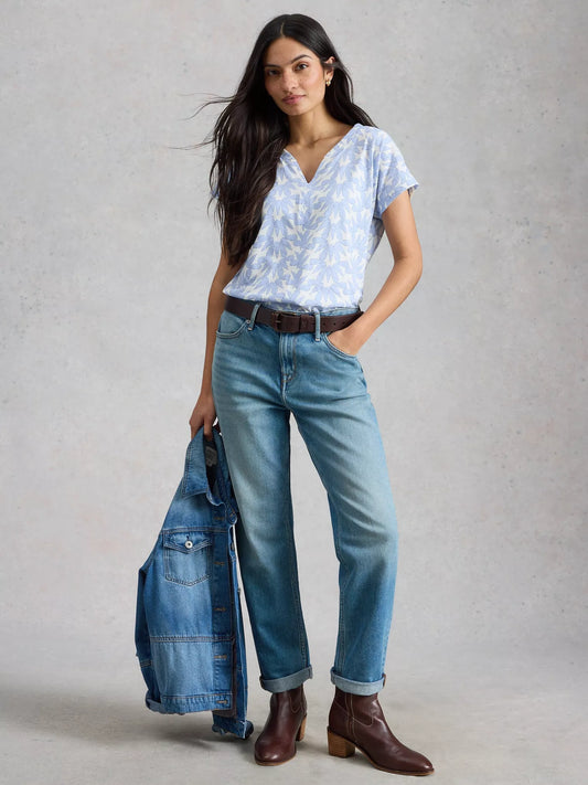 White Stuff Nelly Notch Neck Tee