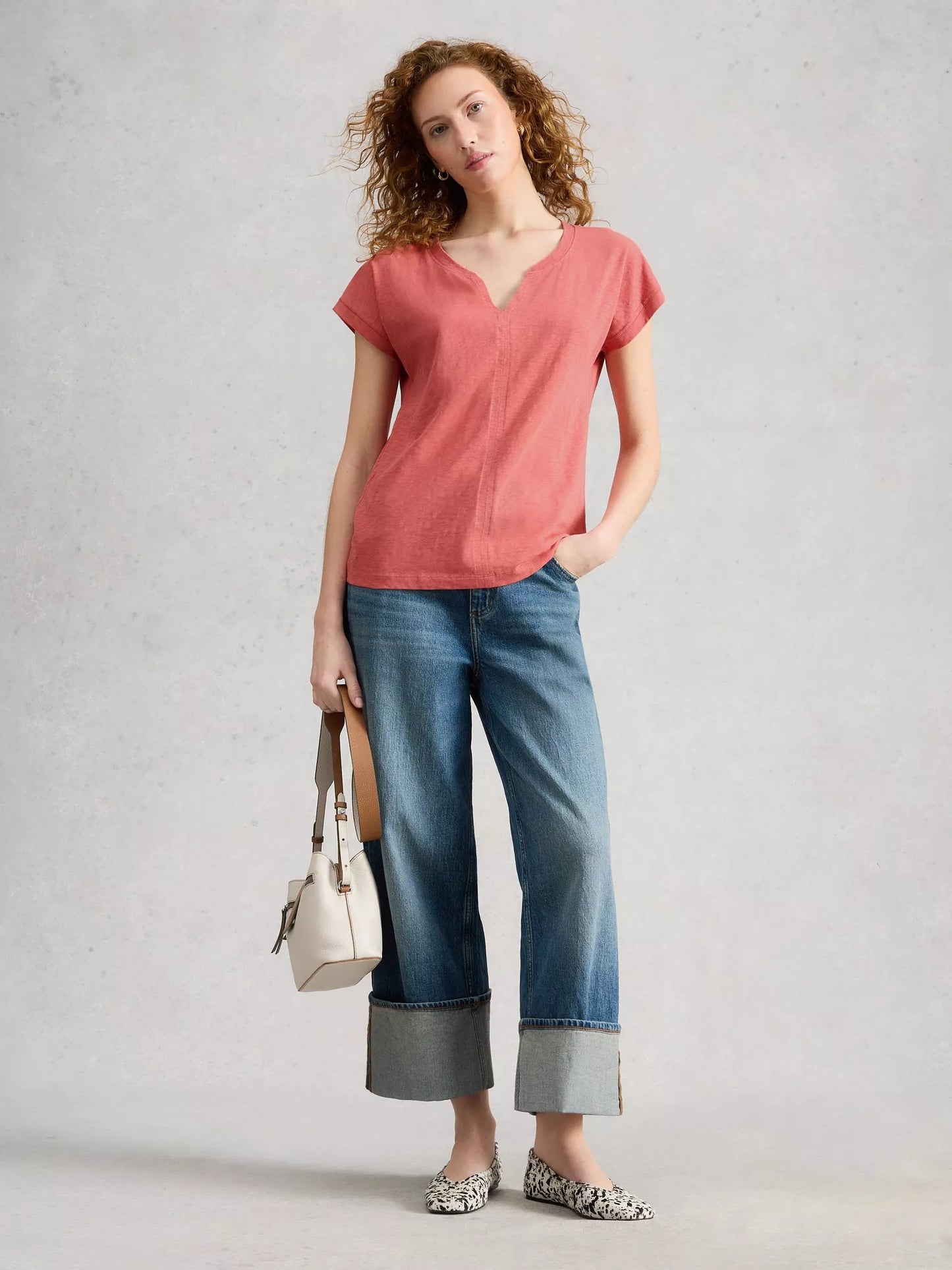 White Stuff Nelly Notch Neck Tee