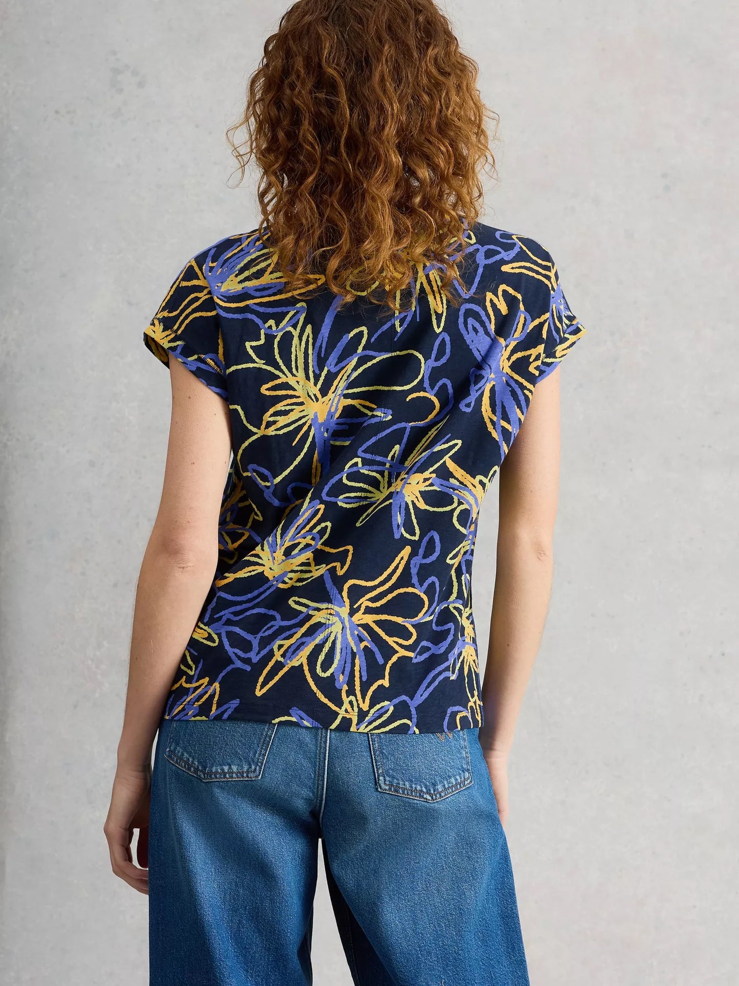 White Stuff Nelly Notch Neck Tee