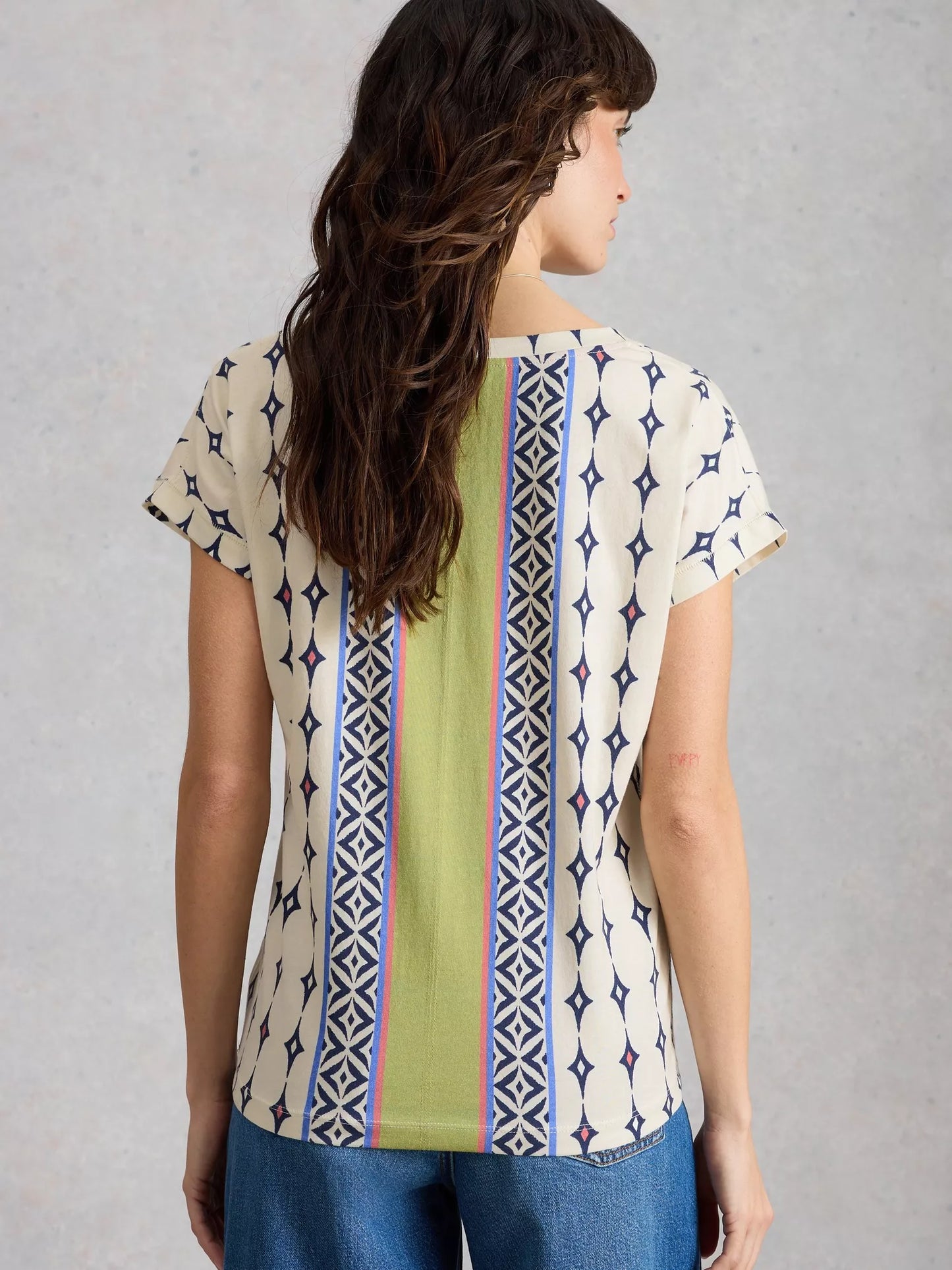 White Stuff Nelly Notch Neck Tee