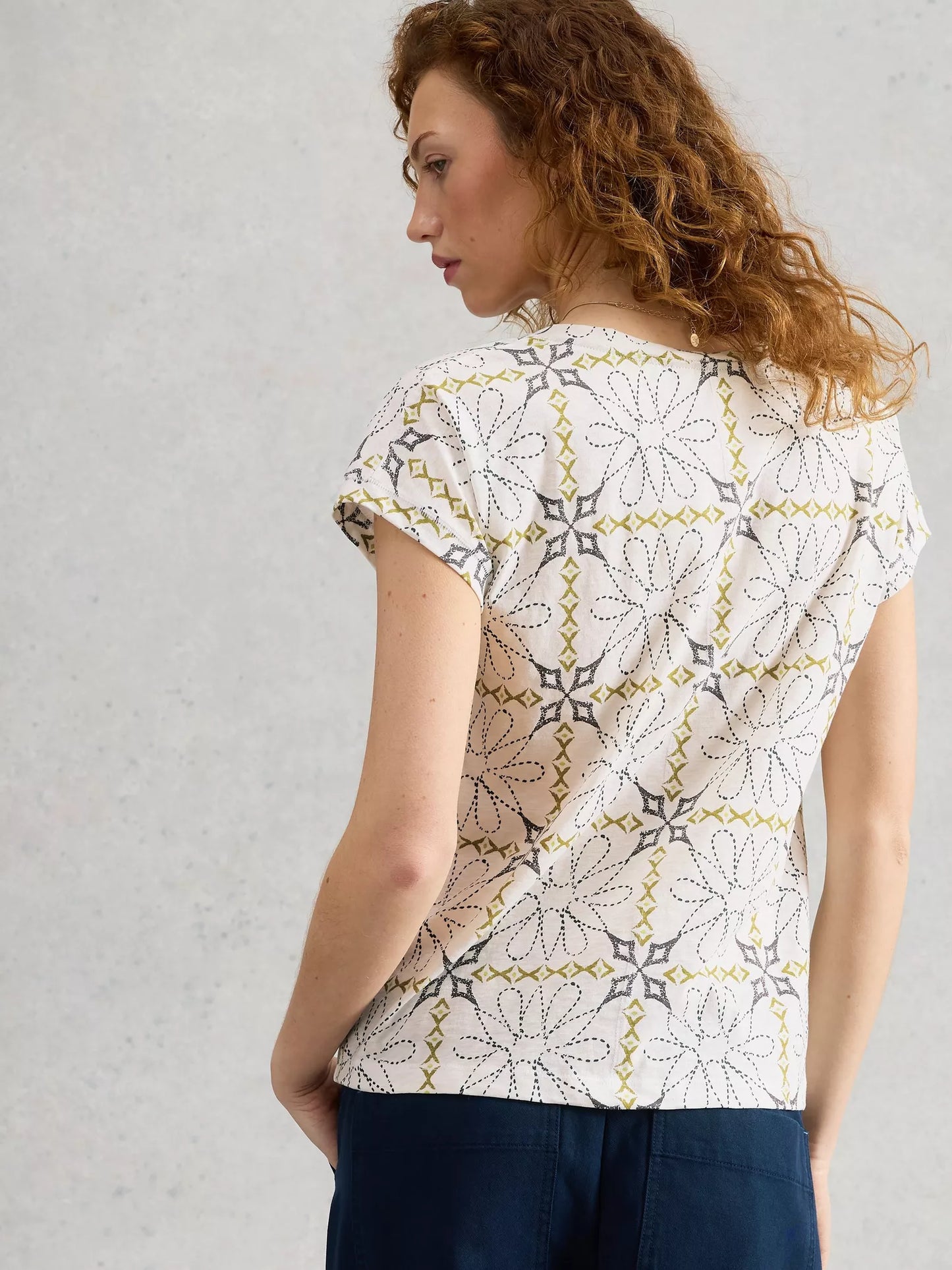 White Stuff Nelly Notch Neck Tee