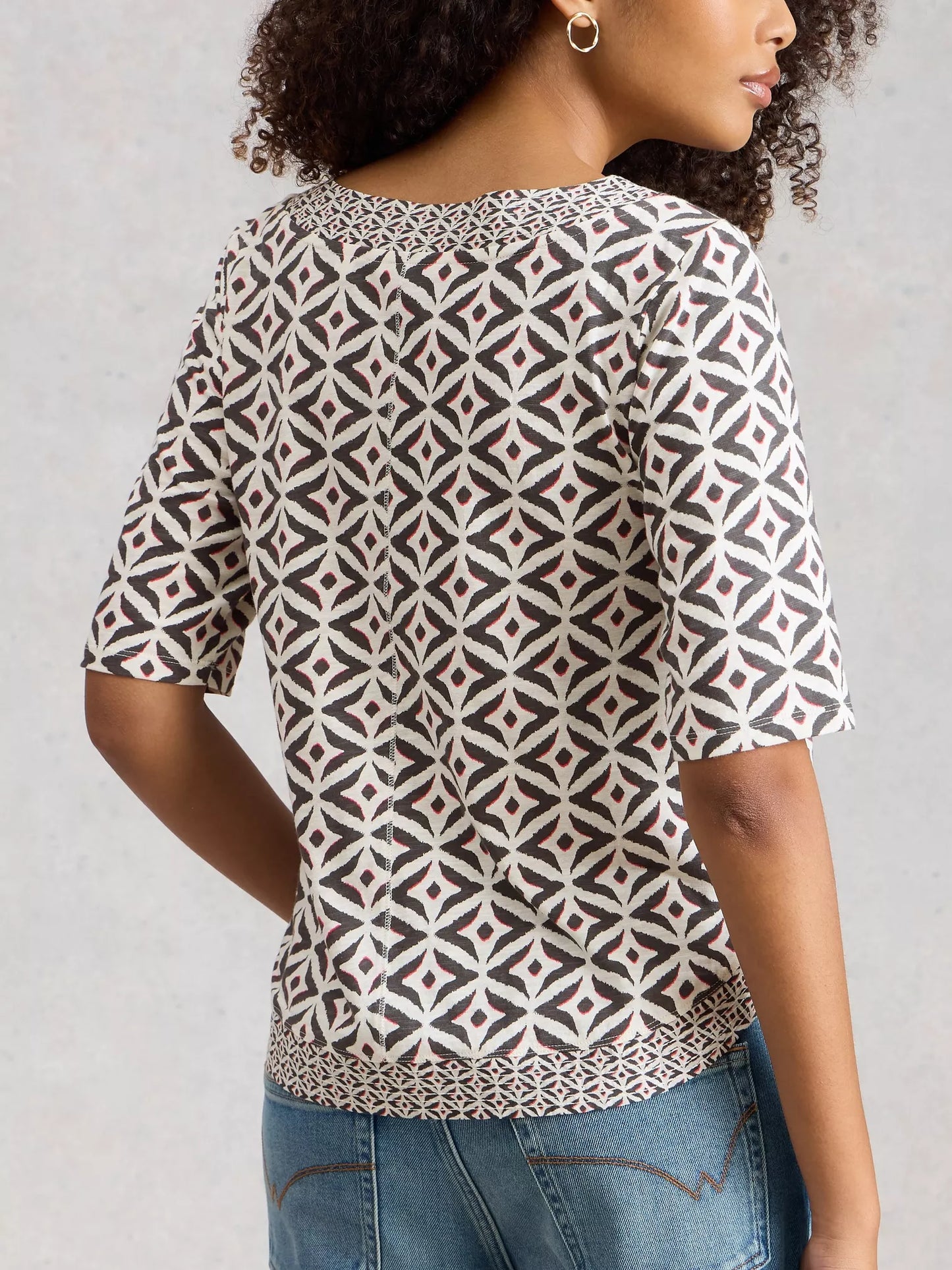 White Stuff Weaver Jersey Tee