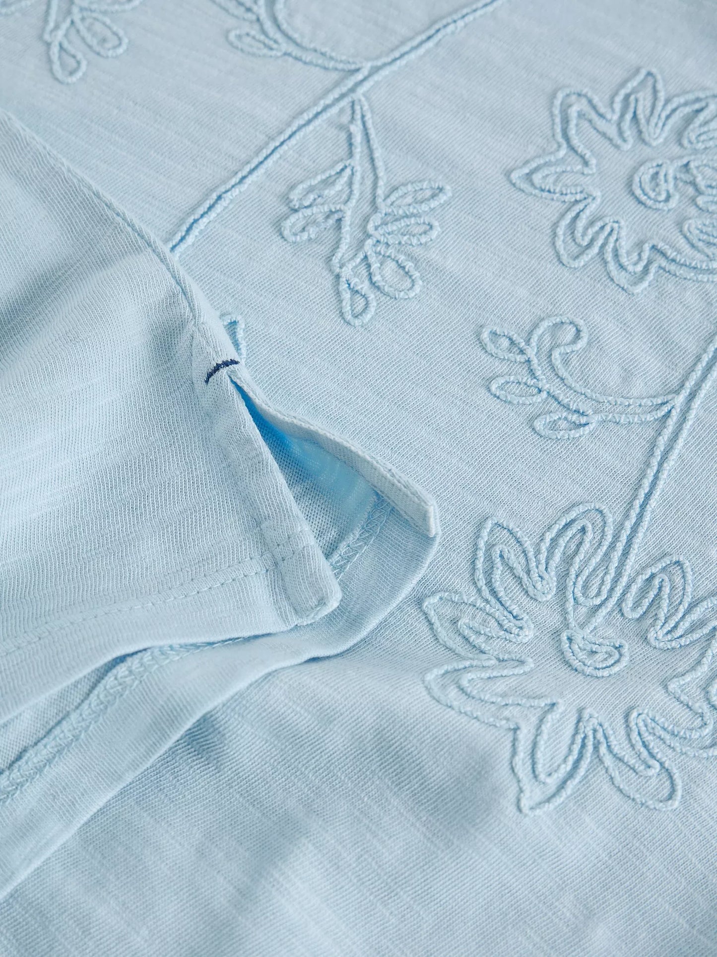 White Stuff Gina Embroidered Tee