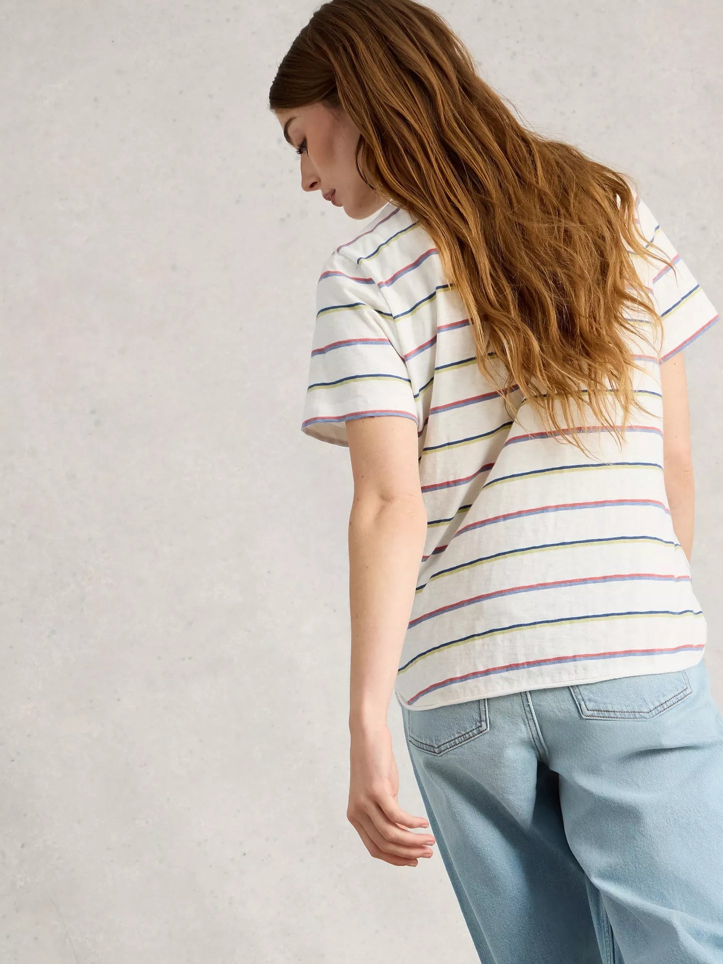 White Stuff Clara Stripe Short Sleeve Tee
