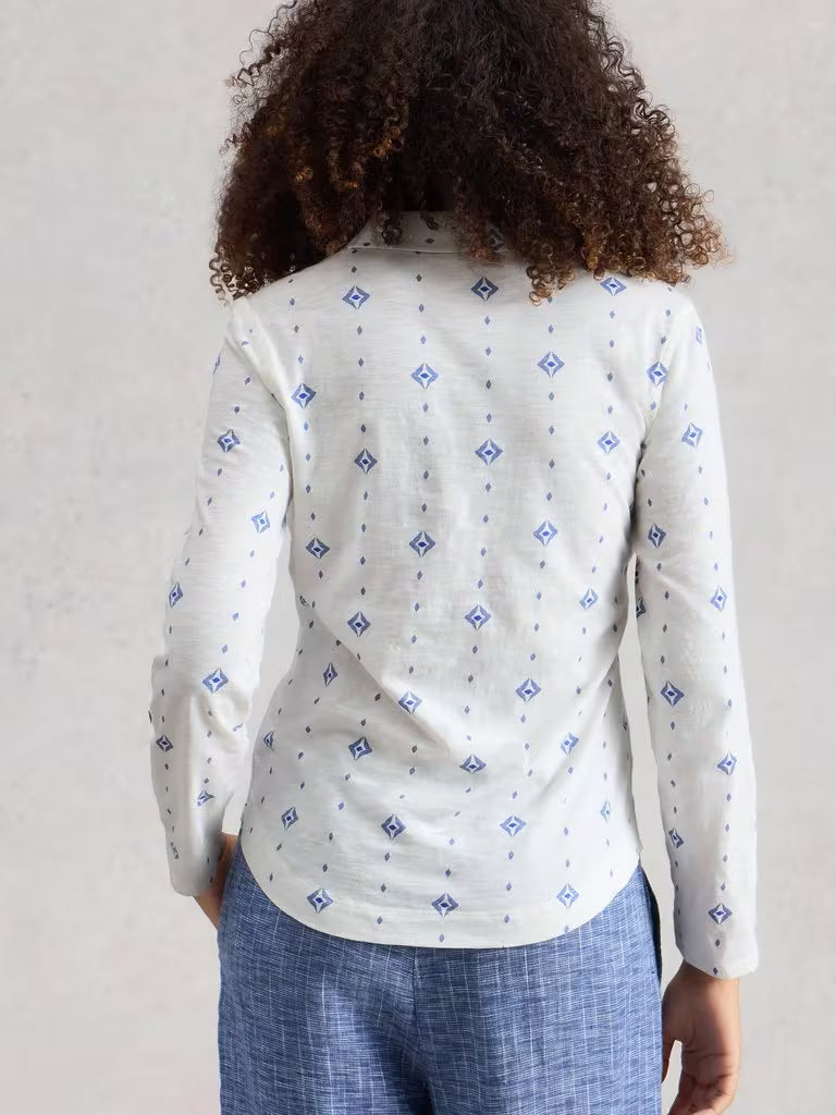 White Stuff Annie Jersey Shirt