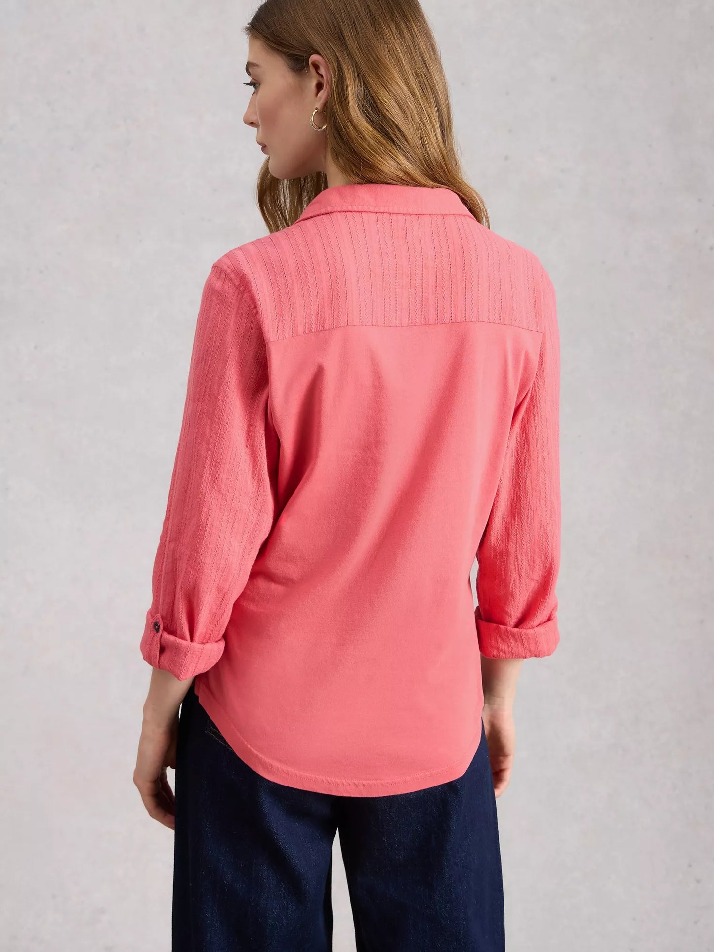 White Stuff Annie Mix Jersey Shirt