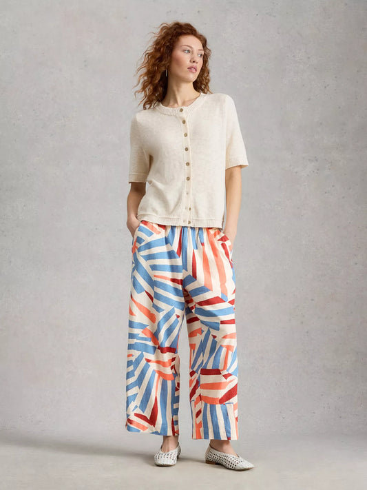White Stuff Shelly Linen Blend Culotte