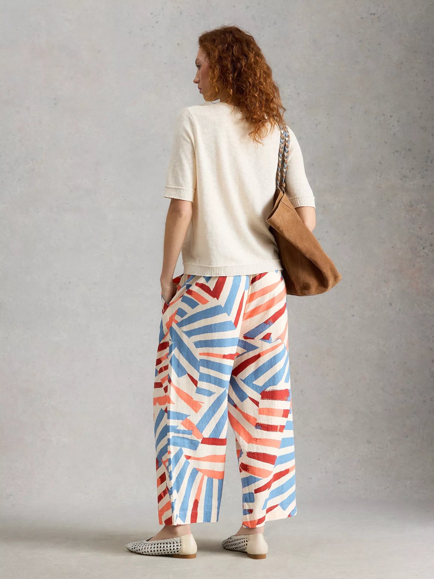 White Stuff Shelly Linen Blend Culotte