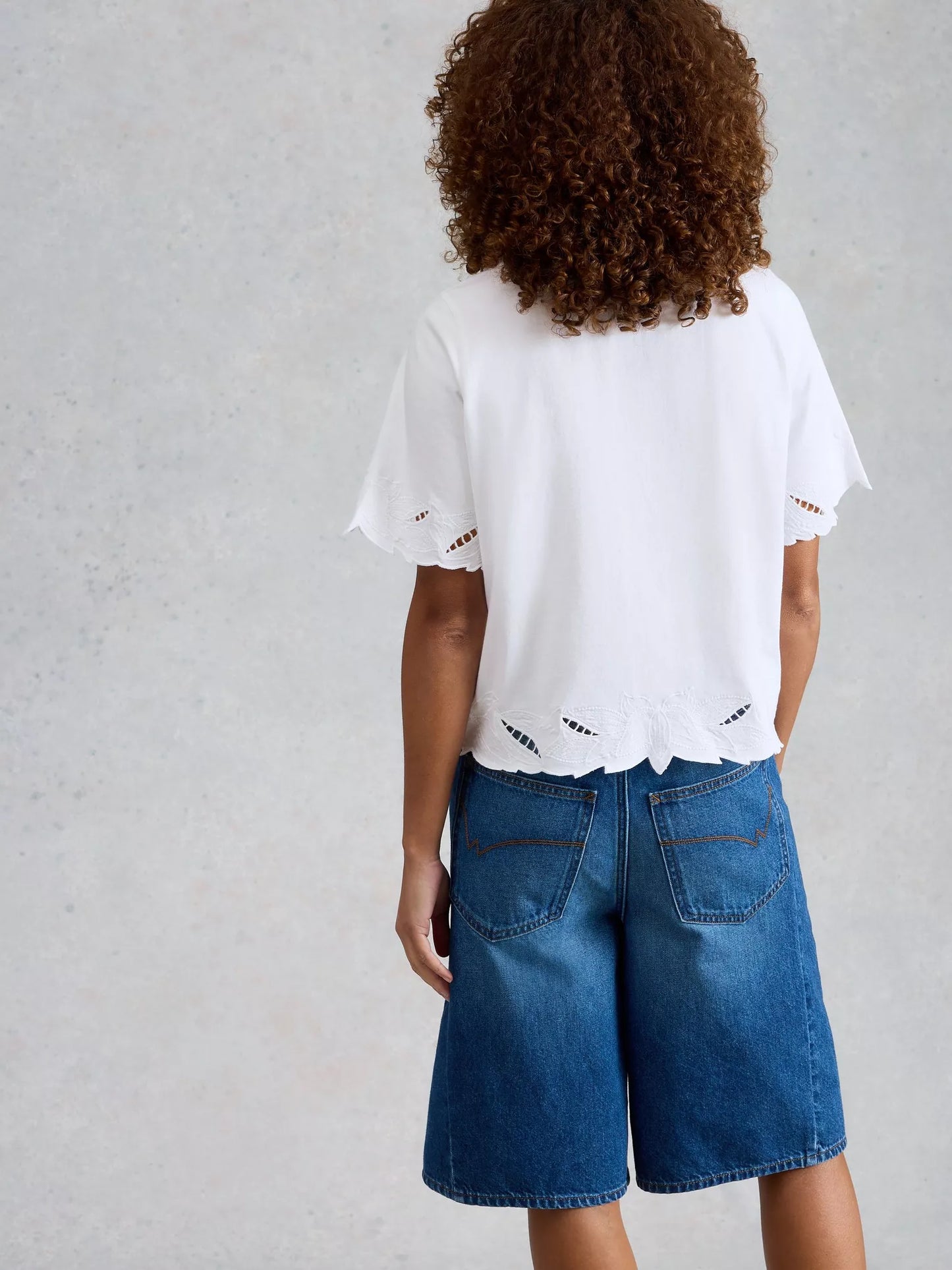 White Stuff Colleen Cutwork Tee