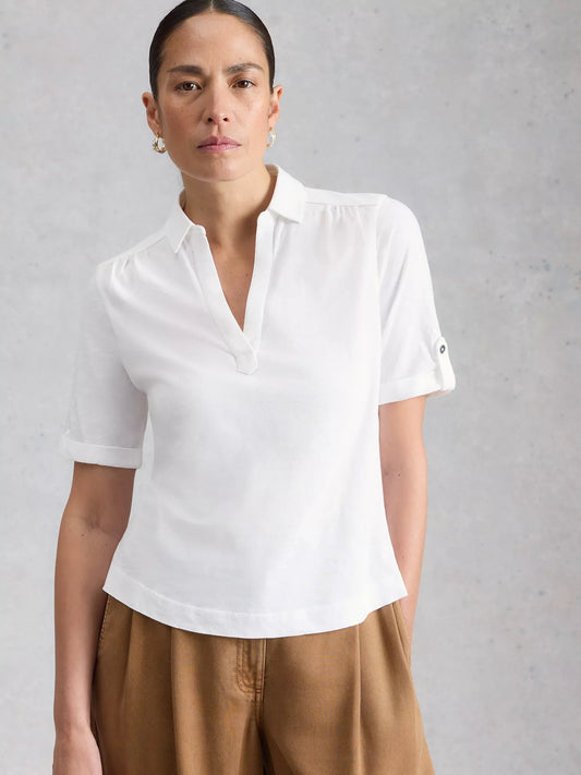 White Stuff Allie SS Jersey Shirt