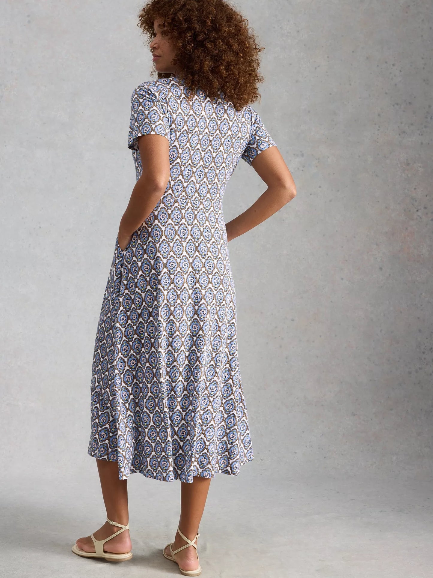 White Stuff Rua Jersey Shirt Dress