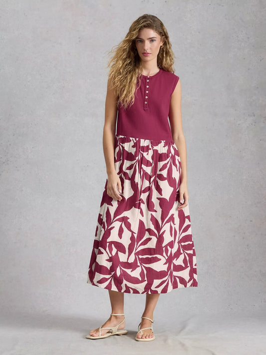 White Stuff Shay Jersey Mix Dress