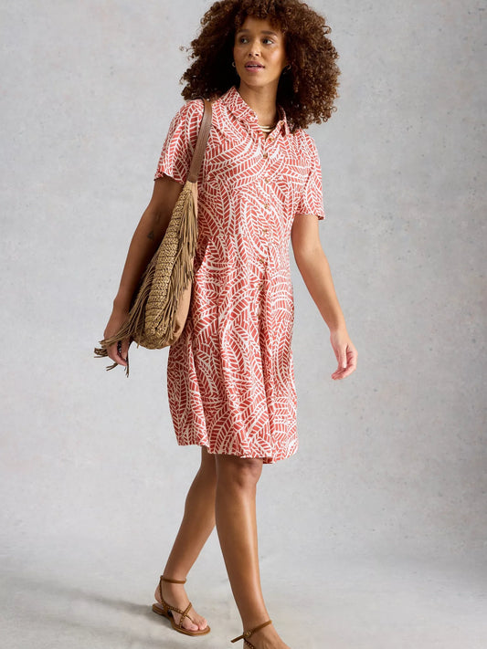 White Stuff Ria Jersey Shirt Dress
