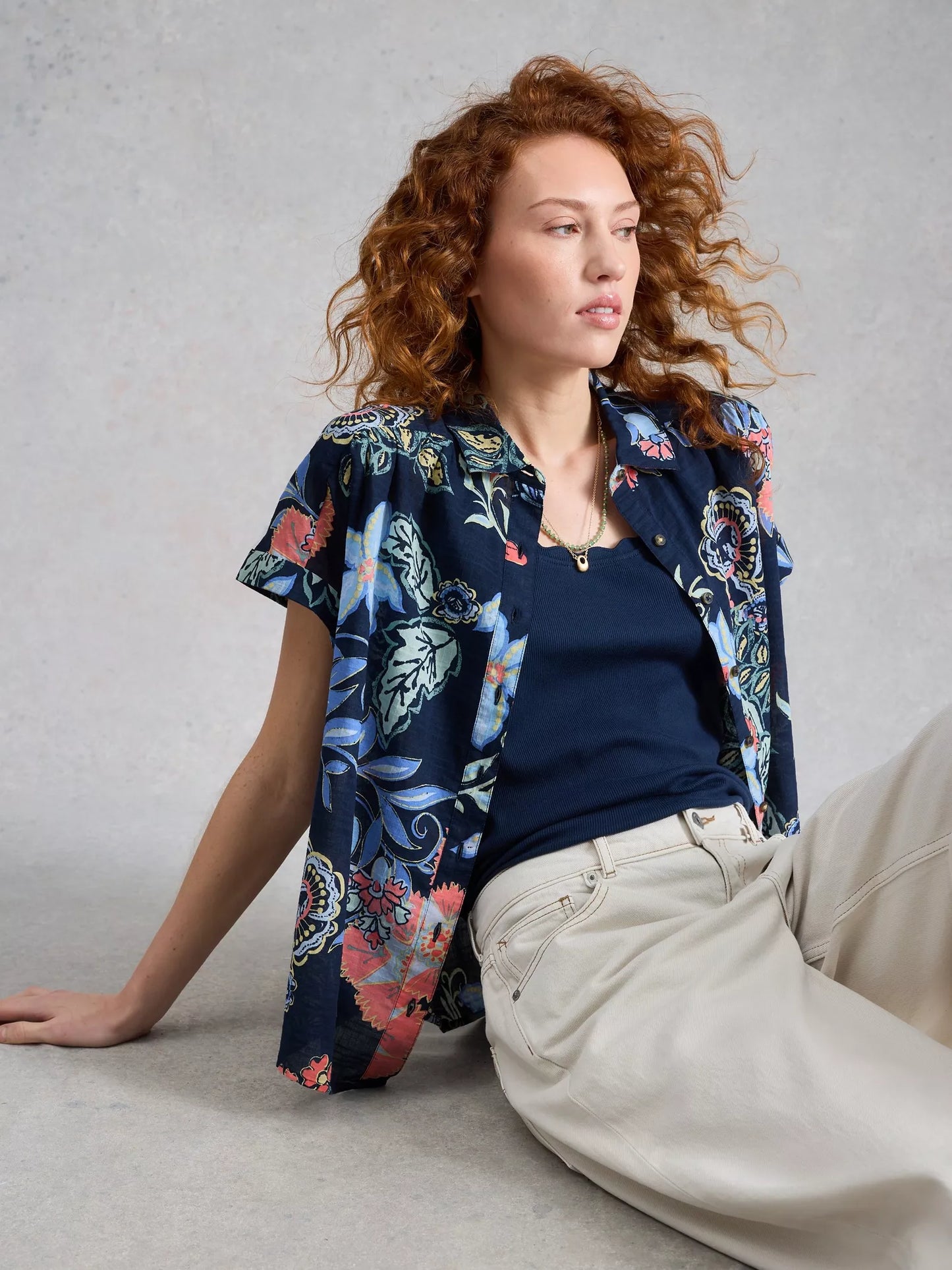 White Stuff Orla Button Through Shirt