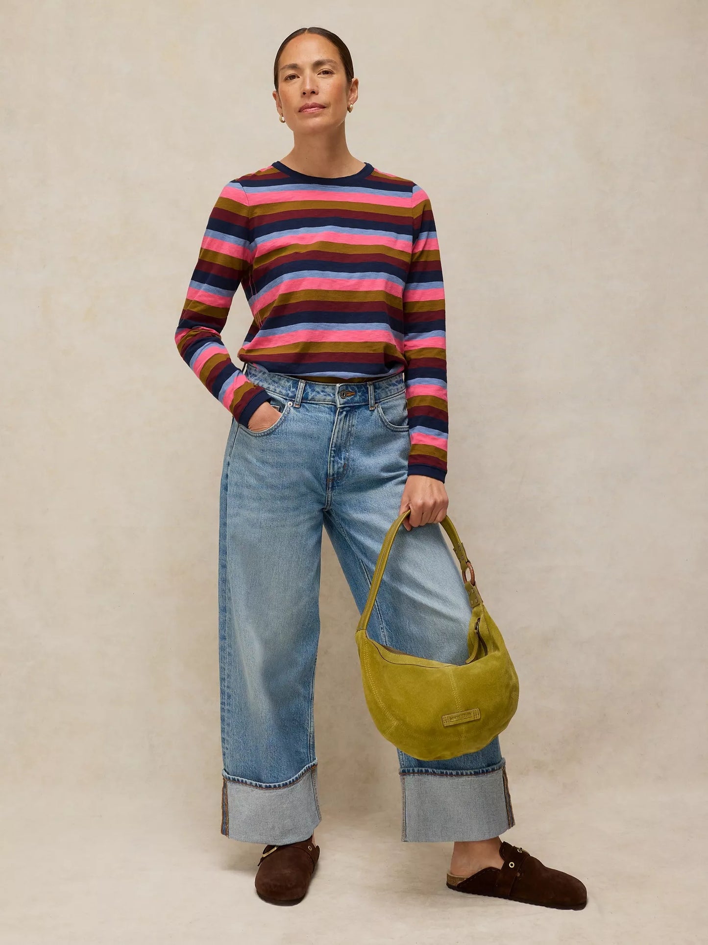 White Stuff Clara Stripe Long Sleeve Tee
