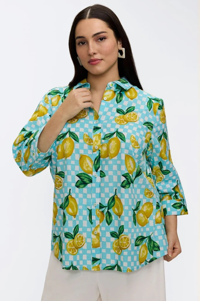 Foxcroft Hampton 3/4 Sleeve