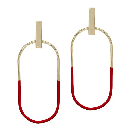 RALPH RED EARRINGS