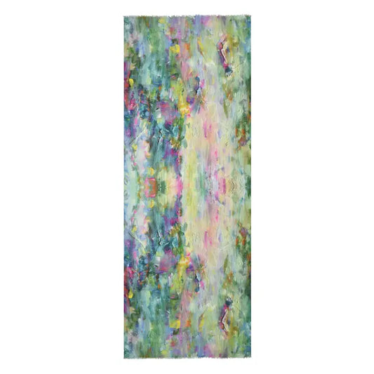 AUSTIN ABSTRACT PAINTERLY SCARF