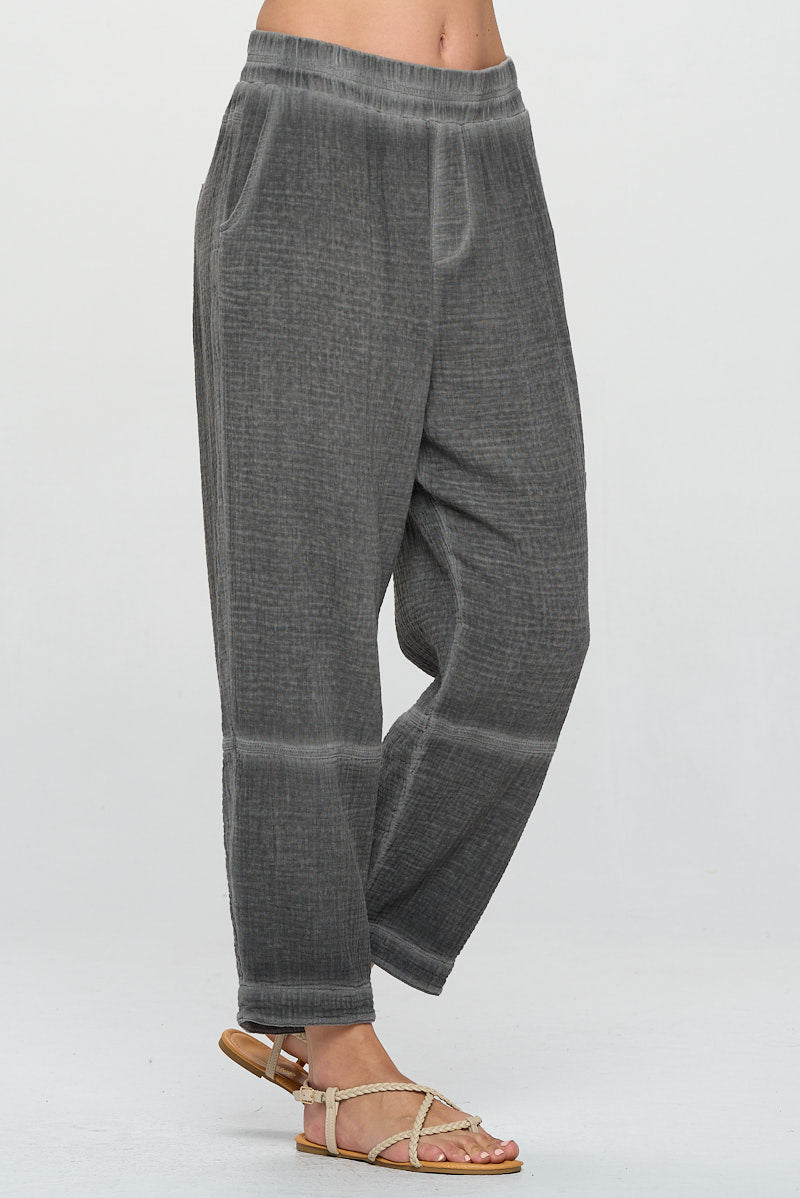 Focus Double Gauze Cargo Panel Pant