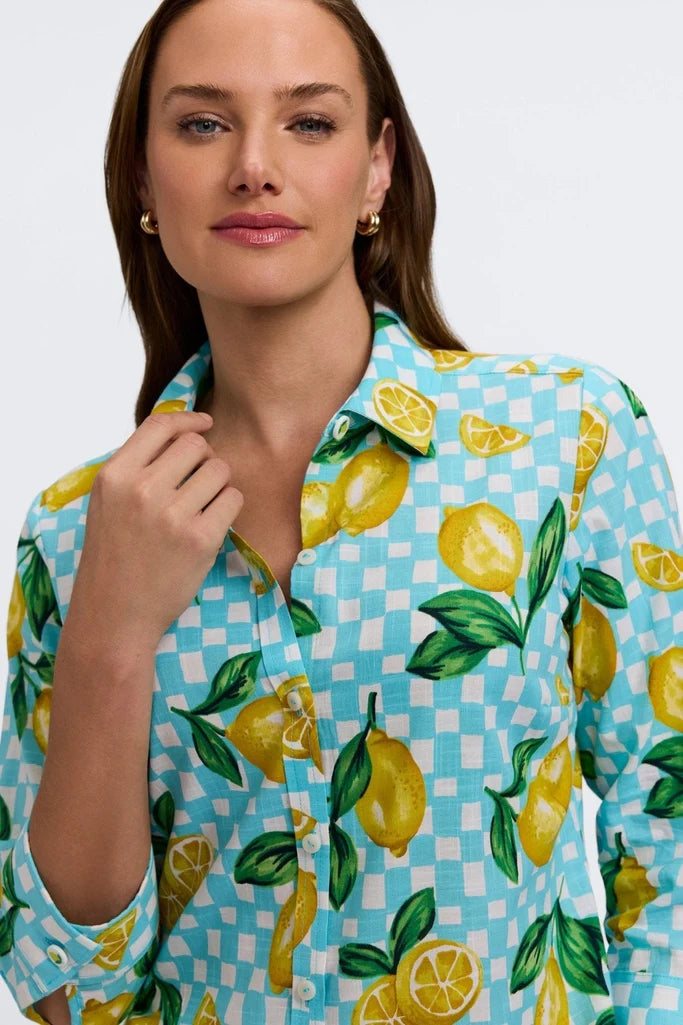Foxcroft Hampton 3/4 Sleeve