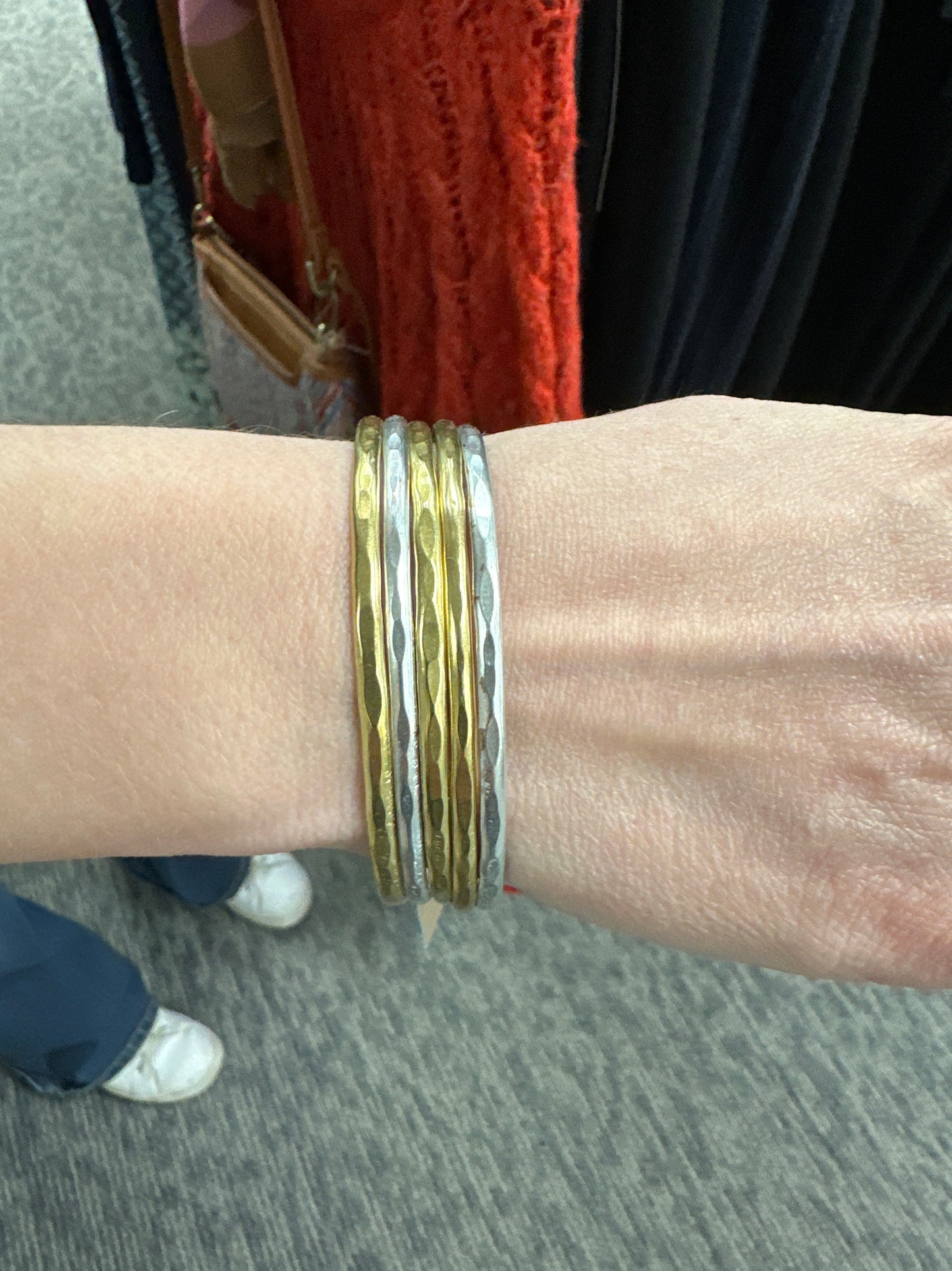 MARJORIE BAER TEXTURED BAND STACK