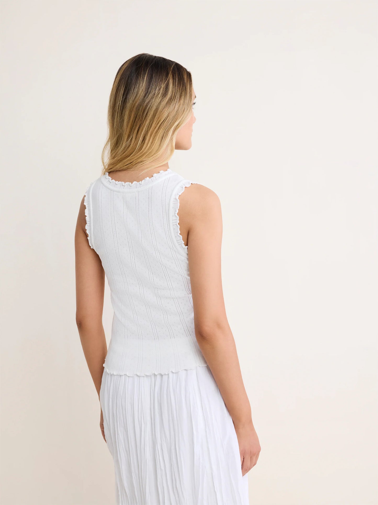 NIC+ZOE Pointelle Rib Ella Tank
