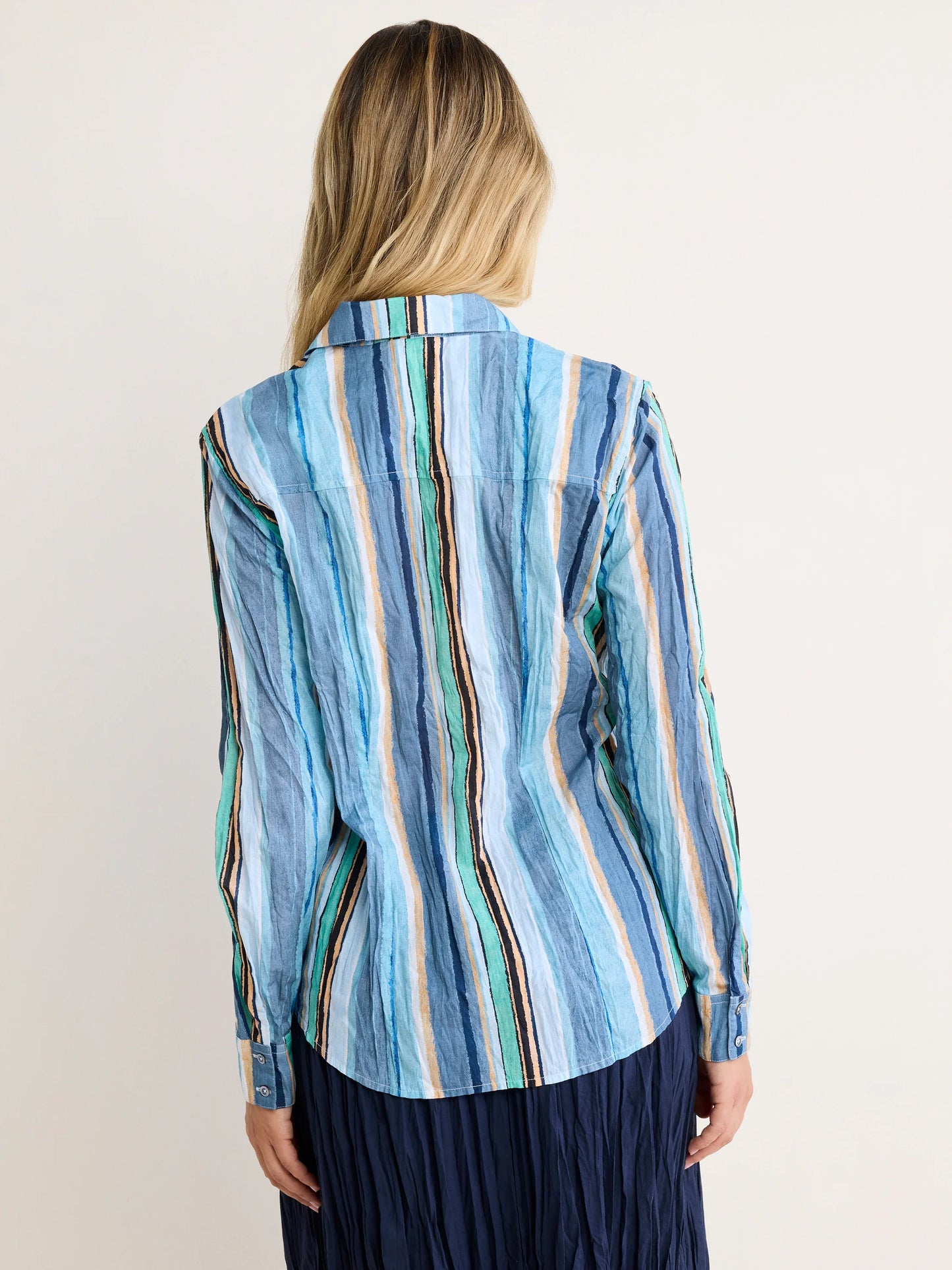 Nic+Zoe Stripe Core Cotton Shirt